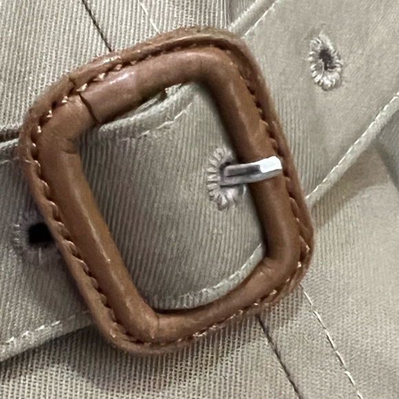 Burberry!! Rare Vintage Authentic Trench with removable wool lining size 8P - Picture 12 of 16